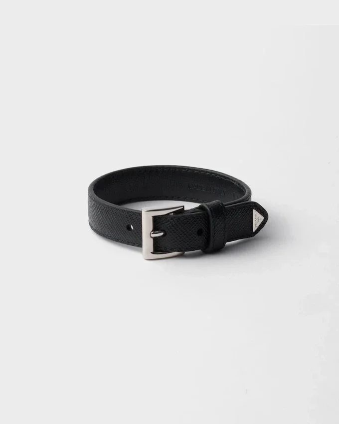 Pulsera de piel Saffiano Pulsera de piel Saffiano