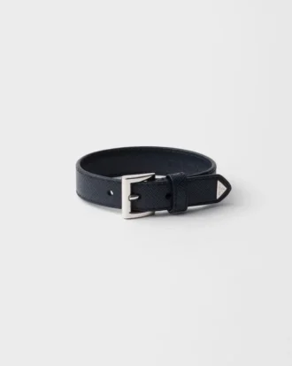 Pulsera de piel Saffiano Pulsera de piel Saffiano