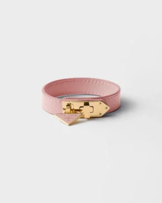 Pulsera de piel Saffiano Pulsera de piel Saffiano