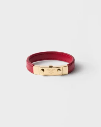Pulsera de piel Saffiano Pulsera de piel Saffiano