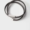 Pulsera de piel Saffiano Pulsera de piel Saffiano