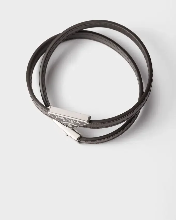Pulsera de piel Saffiano Pulsera de piel Saffiano
