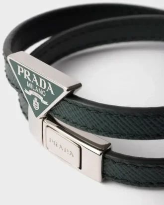 Pulsera de piel Saffiano