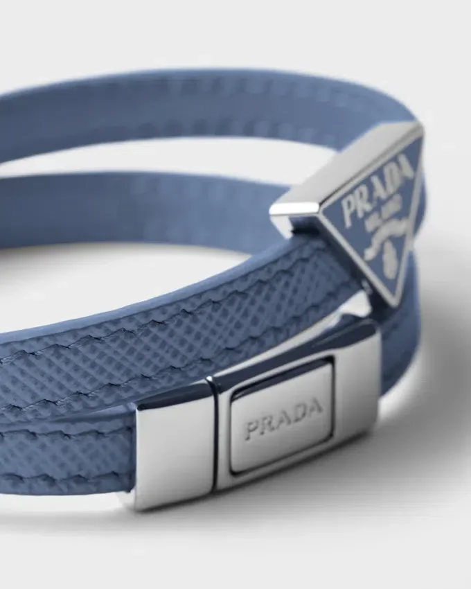 Pulsera de piel Saffiano Pulsera de piel Saffiano