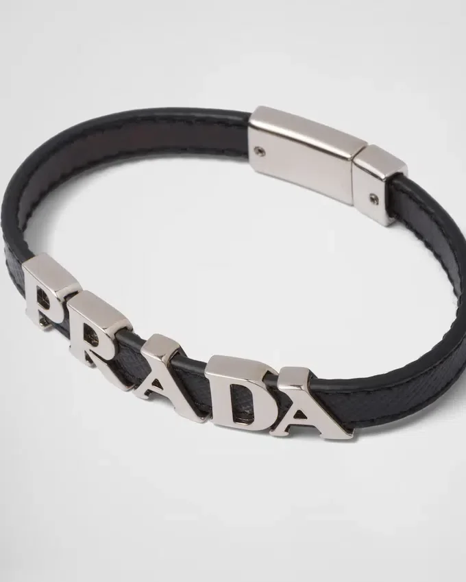 Pulsera de piel Saffiano Pulsera de piel Saffiano
