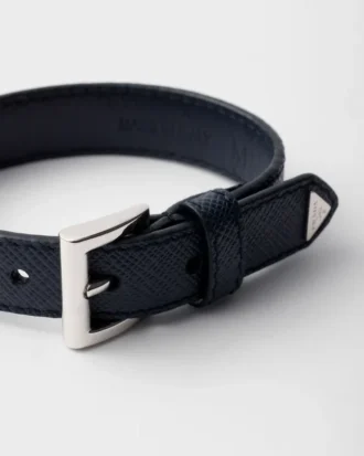 Pulsera de piel Saffiano Pulsera de piel Saffiano
