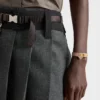 Pulsera de piel Saffiano