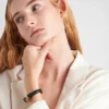 Pulsera de piel Saffiano