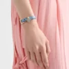 Pulsera de piel Saffiano