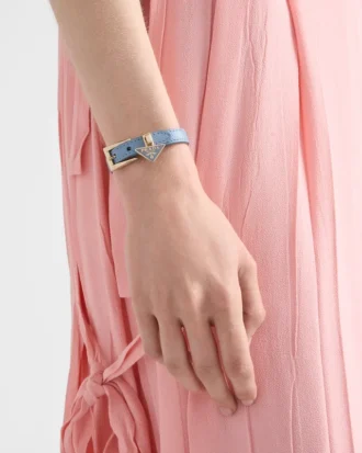 Pulsera de piel Saffiano