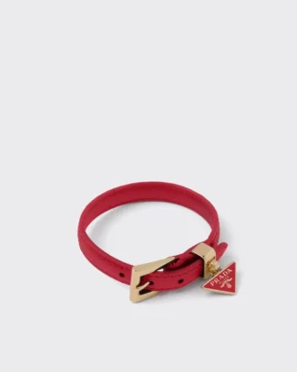 Pulsera de piel Saffiano