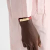 Pulsera de piel Saffiano Pulsera de piel Saffiano