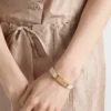 Pulsera de piel Saffiano Pulsera de piel Saffiano