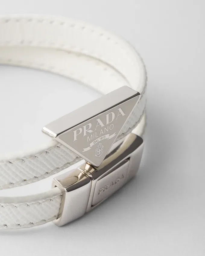 Pulsera de piel Saffiano Pulsera de piel Saffiano