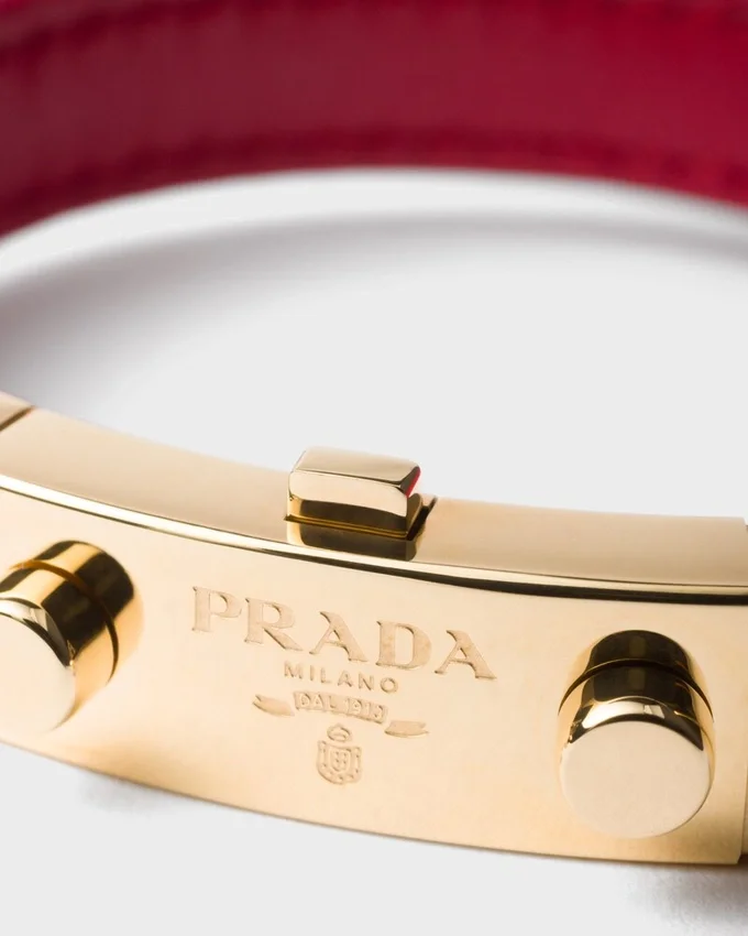 Pulsera de piel Saffiano Pulsera de piel Saffiano
