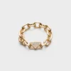 Pulsera Eternal Gold Chain en oro amarillo con diamantes Pulsera Eternal Gold Chain en oro amarillo con diamantes