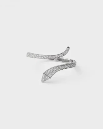 Pulsera Eternal Gold Snake en oro blanco y diamantes Pulsera Eternal Gold Snake en oro blanco y diamantes