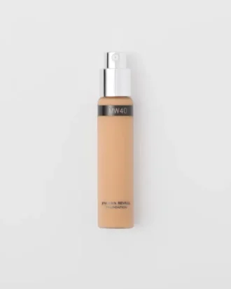 Recambio de la base de maquillaje Prada Reveal Skin Optimizing Foundation – Mw40 – Tono medio cálido