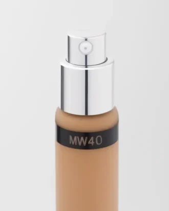 Recambio de la base de maquillaje Prada Reveal Skin Optimizing Foundation – Mw40 – Tono medio cálido