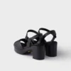 Sandalias acolchadas de piel napa Sandalias acolchadas de piel napa