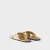 Sandalias cruzadas de cuero Sandalias cruzadas de cuero