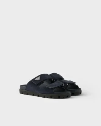 Sandalias de ante con tiras