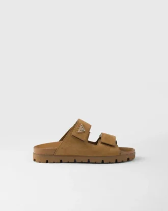 Sandalias de ante con tiras