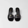 Sandalias de charol Saffiano