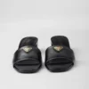 Sandalias de charol Saffiano