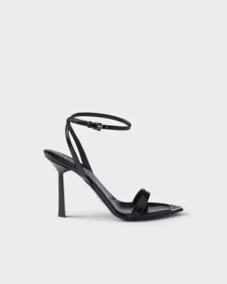Sandalias de cuero cepillado