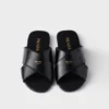 Sandalias de cuero cepillado