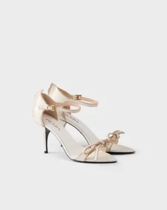 Sandalias de cuero con lazo