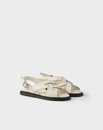 Sandalias de cuero envejecido