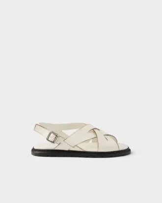Sandalias de cuero envejecido