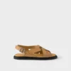 Sandalias de cuero envejecido Sandalias de cuero envejecido