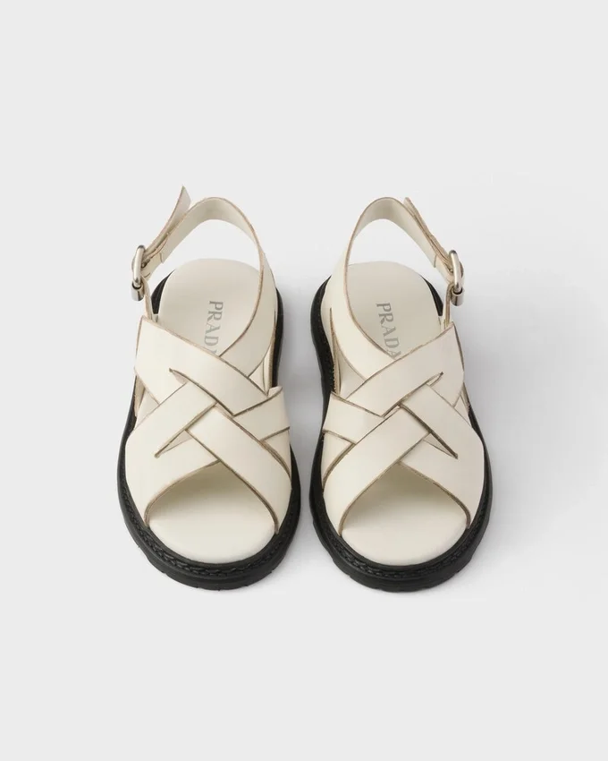 Sandalias de cuero envejecido Sandalias de cuero envejecido