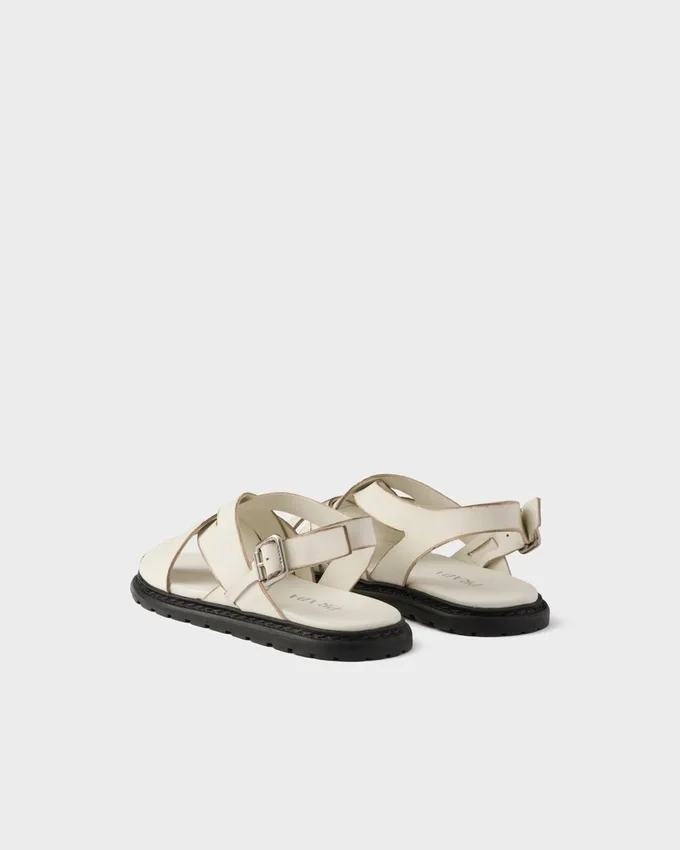 Sandalias de cuero envejecido Sandalias de cuero envejecido