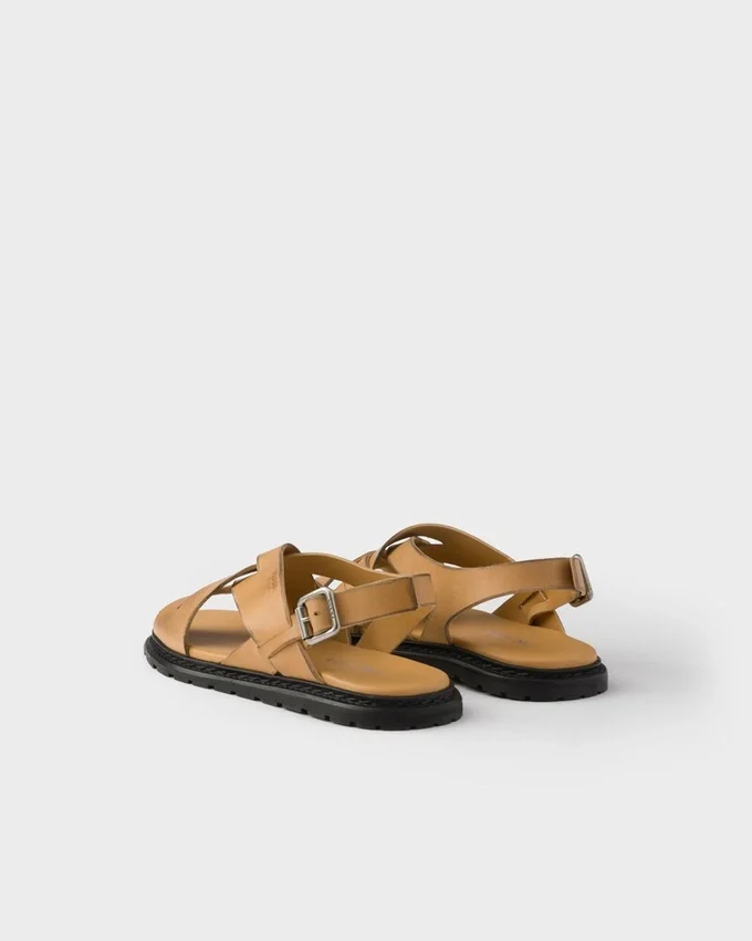 Sandalias de cuero envejecido Sandalias de cuero envejecido
