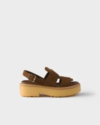 Sandalias de gamuza