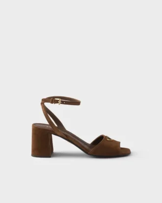 Sandalias de gamuza