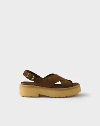 Sandalias de gamuza
