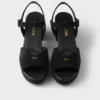Sandalias de gamuza acolchadas Sandalias de gamuza acolchadas