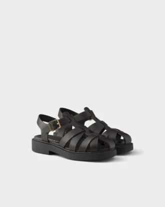 Sandalias de pescador de cuero