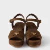Sandalias de plataforma de gamuza
