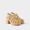 Sandalias de plataforma de goma
