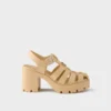 Sandalias de plataforma de goma