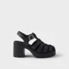 Sandalias de plataforma de goma