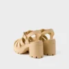 Sandalias de plataforma de goma