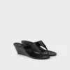 Sandalias de tiras de charol
