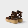Sandalias gladiadoras de gamuza Sandalias gladiadoras de gamuza